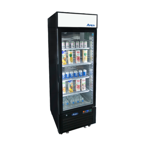 MCF8722GR — Black Cabinet One (1) Glass Door Merchandiser Cooler - Image 2