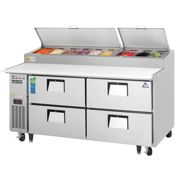 Everest 71 1/2" All Drawer Pizza Prep. Table EPPR2-D4