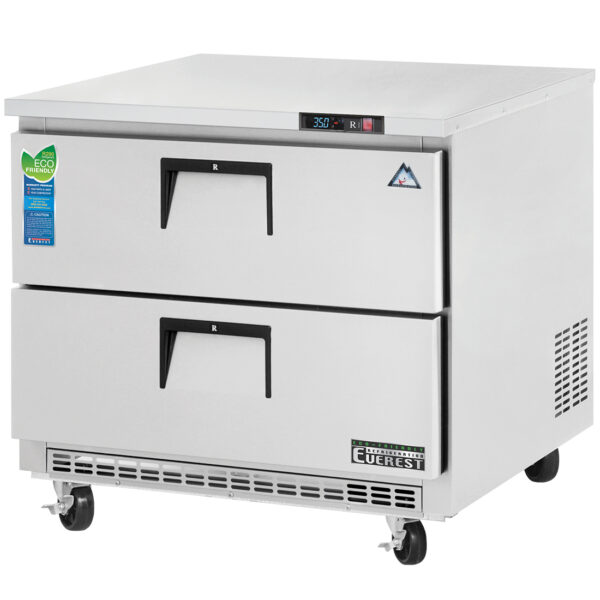 Everest 35 1/2" Under Counter Refrigerator ETBSR2-D2