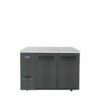 SBB48GRAUS2 — 48″ Black Shallow Depth Back Bar Cooler