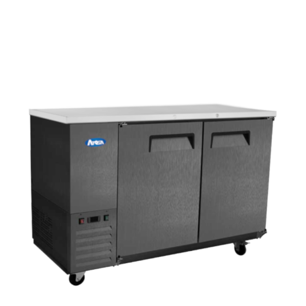 Atosa SBB69GRAUS2 — 69″ Black Shallow Depth Back Bar Cooler - Image 2