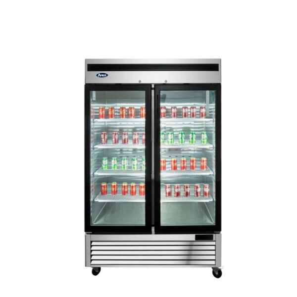 MCF8707GR — Two (2) Glass Door Merchandiser Cooler