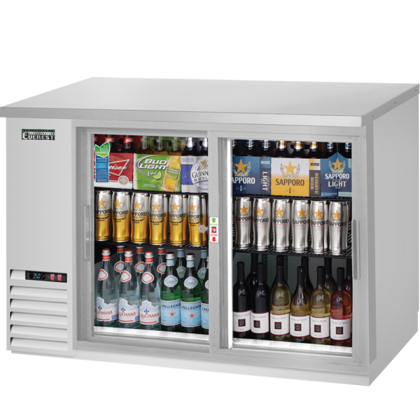 Everest 48" Back Bar Cooler EBB48G-SD-SS