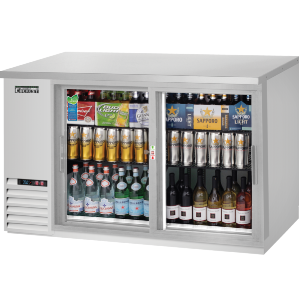 Everest 59" Back Bar Cooler EBB59G-SD-SS