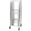 AWPR-26BK- Winco 26-Tier Pizza Pan Rack with Brakes, 2″ Spacing, Aluminum, Welded - Image 2