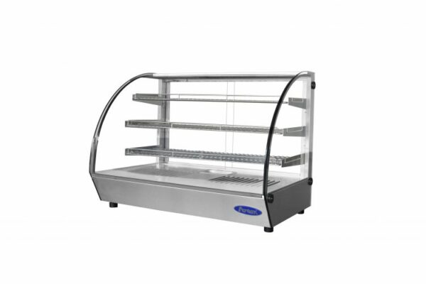 Atosa CHDC-56 — Countertop Heated Curved Display Case (5.6 cu ft) - Image 3