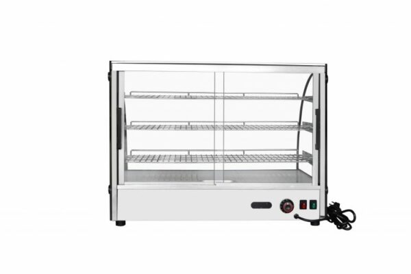 Atosa CHDC-56 — Countertop Heated Curved Display Case (5.6 cu ft) - Image 4