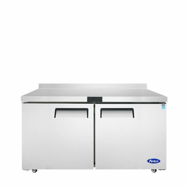 Atosa MGF8410GR — 60″ Worktop Refrigerator with Backsplash